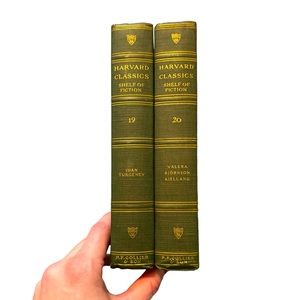 (Books x 2) The Harvard Classics Shelf Of Fiction. Books 19 & 20.